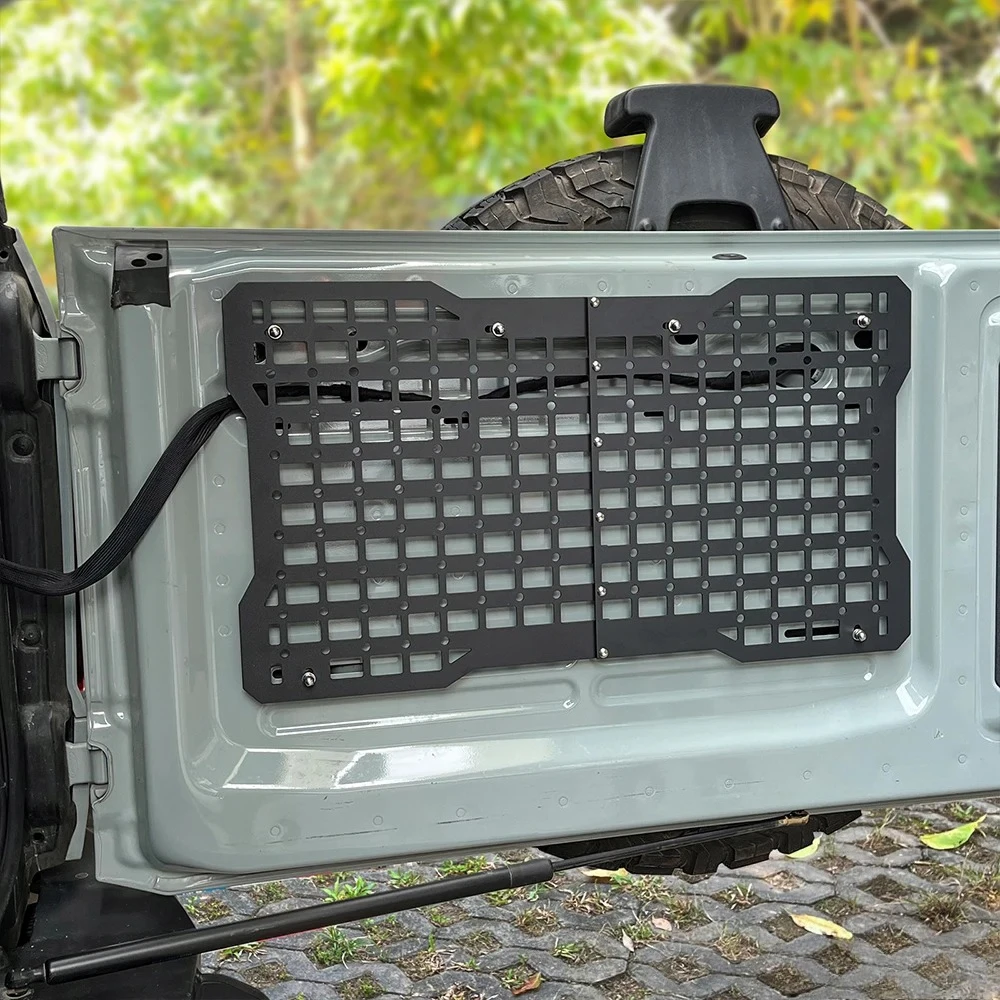 Black Tailgate Tactical Board For Ford Bronco Rear Gate Panel For Bronco Body Part USA Warehouse