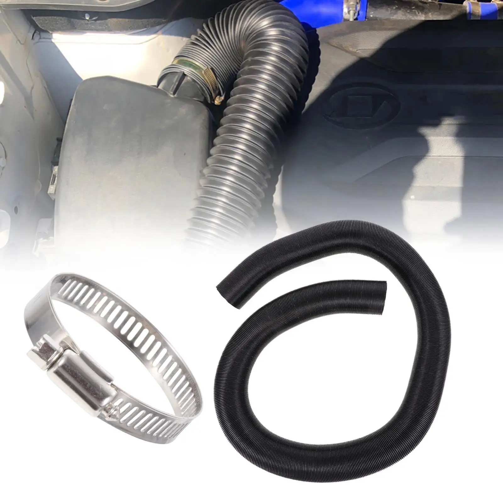 High Toughness Plastic Foil Air Conditioner Hose for Car Heater Exhaust Portable Air Conditioner Ducting Flexible Supply Pipe