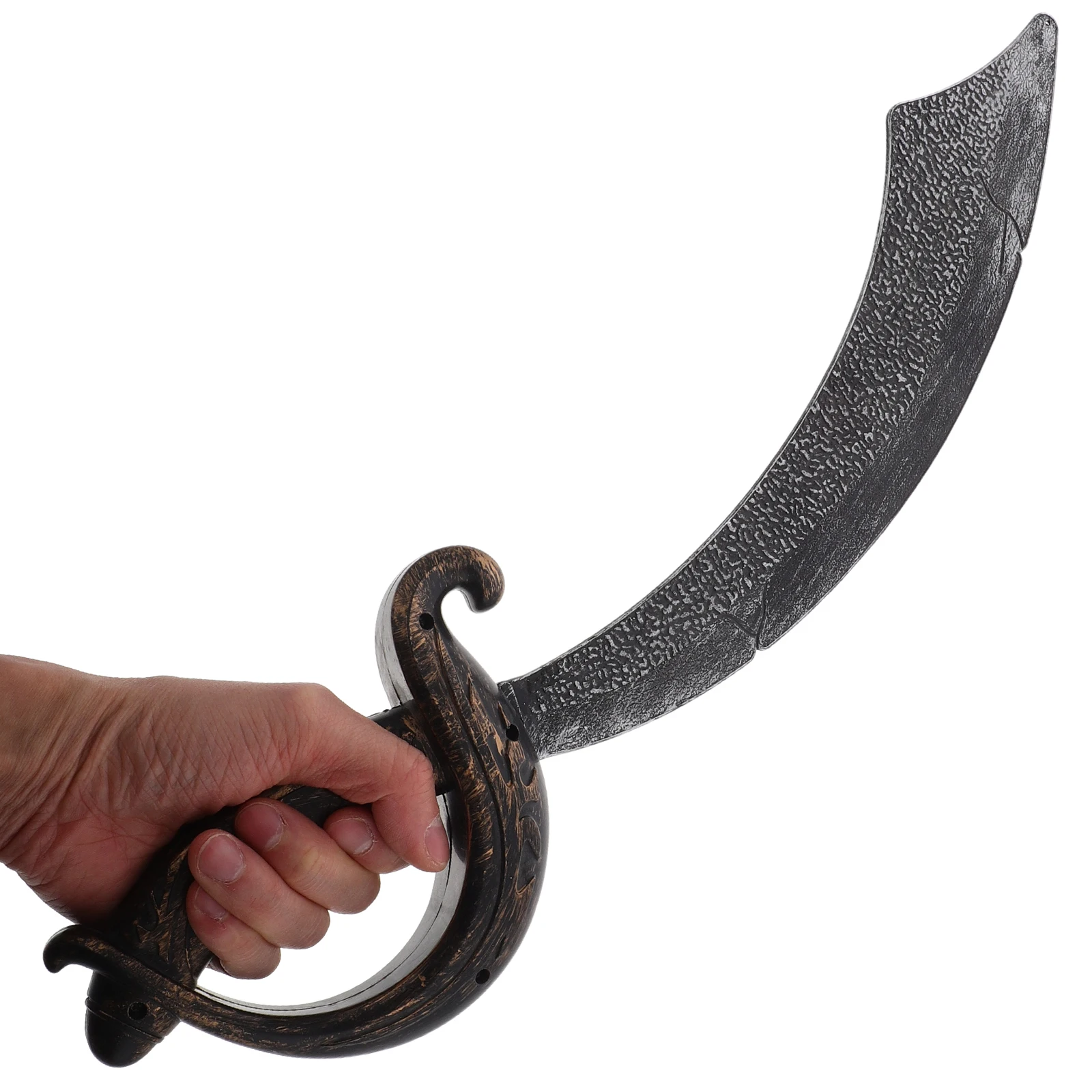 Espada pirata de juguete para niños, accesorio de esgrima de plástico, accesorios de disfraz de Cosplay, recuerdo de fiesta, soplado Medieval, piscina muerta para niños pequeños