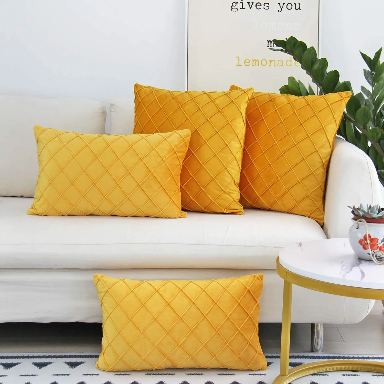 Solid Color Velvet Throw Pillowcases Sofa Decorative Cozy Cushion Covers for Home Bedroom 30x50cm 45x45cm 50x50cm