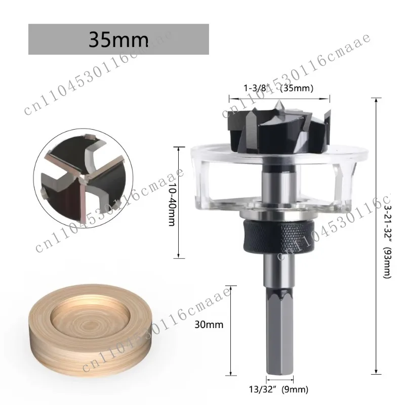 35Mm Hole Saw Drill Bits Furniture Cabinet Making High Hardness Foster Drill Bits Alloy Woodworking Tools for Woodworking