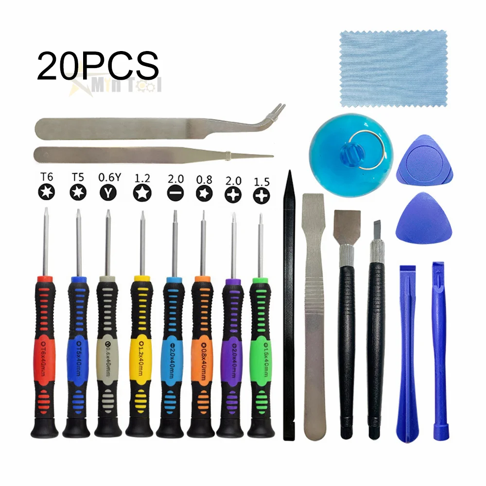 16 In 1 / 20 In 1 Screwdriver For Phone Set Of Tools Disassembly Mobile Repair Kit For Iphone Xiaomi Huawei Screen Open Tools