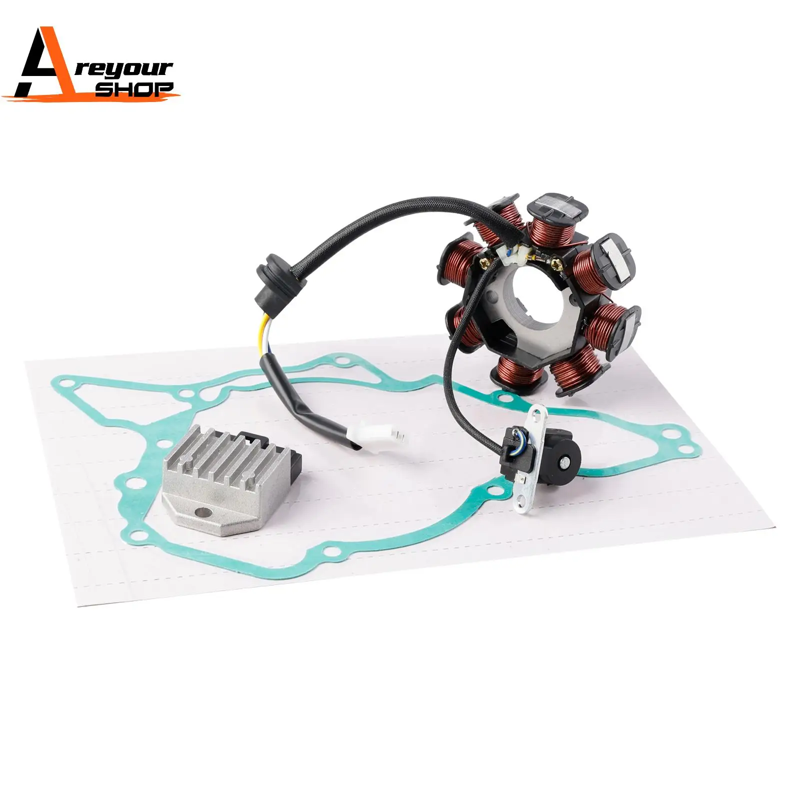 

Stator Generator Regulator Rectifier Gasket for Suzuki DRZ110 DRZ 110 2003 2004 2005