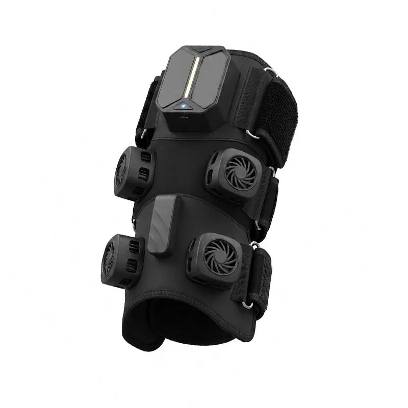 Rechargeable Knee Exercise Physiotherapy Device, Alternating Hot and Cold Therapy, Air Pressure Massager for Knee Recovery