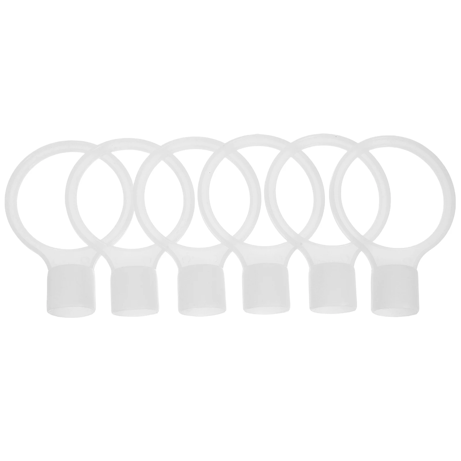 

6pcs Safety Plastic Cone Connector Connector PVC Traffic Bar Telescopic Rod Kits Emergency Barrier Warning Construction Road