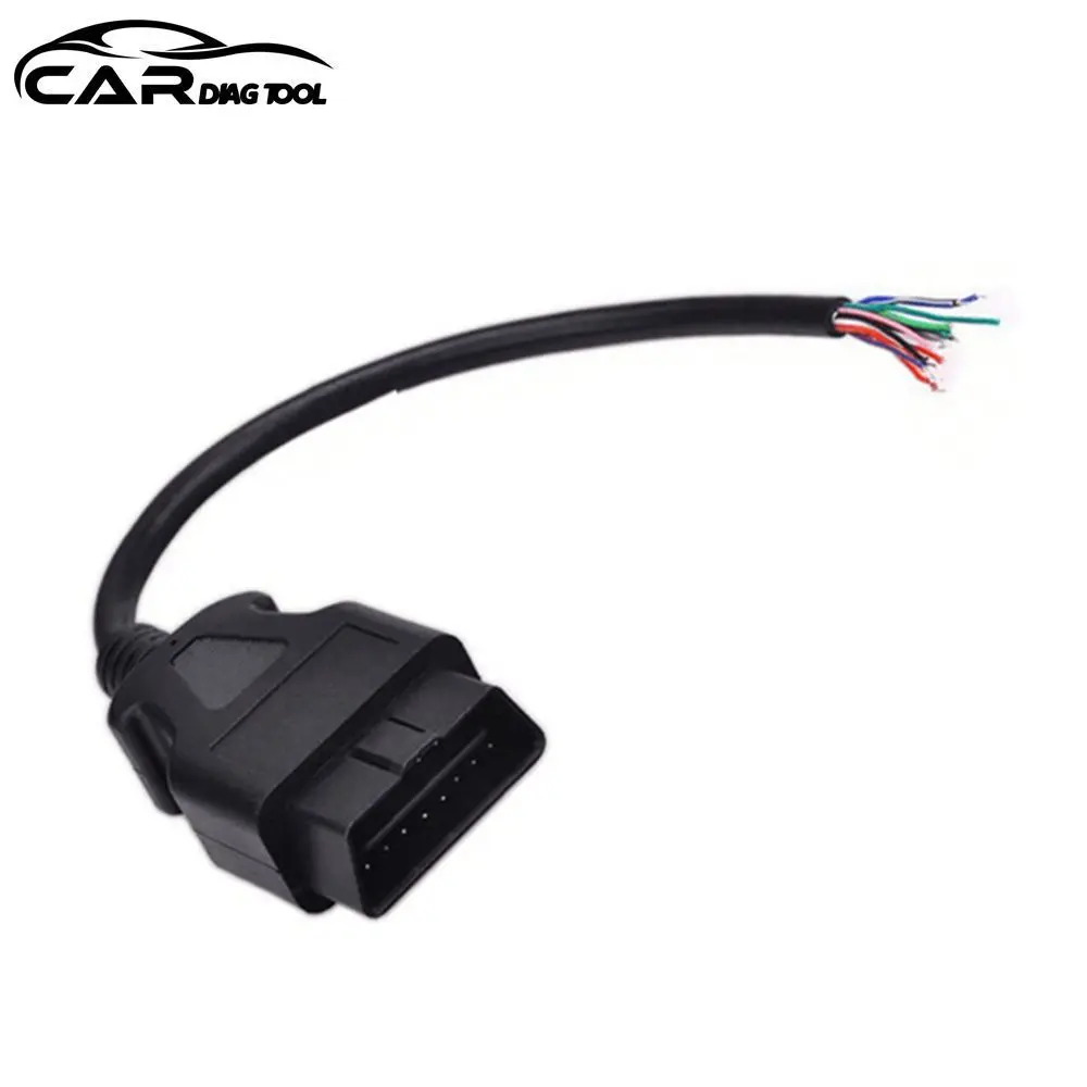 

OBD2 16Pin 30CM Female Extension Opening Cable Car Diagnostic Interface Connector Male Converter OBD2 Male Cable