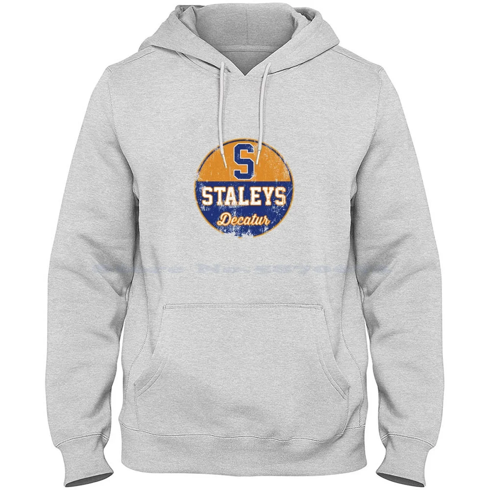 Decatur Staleys 100% Cotton Hoodie T Shirt The Decatur Staleys Sports Soldier Field Walter Payton Logo Bear Mike Ditka Team