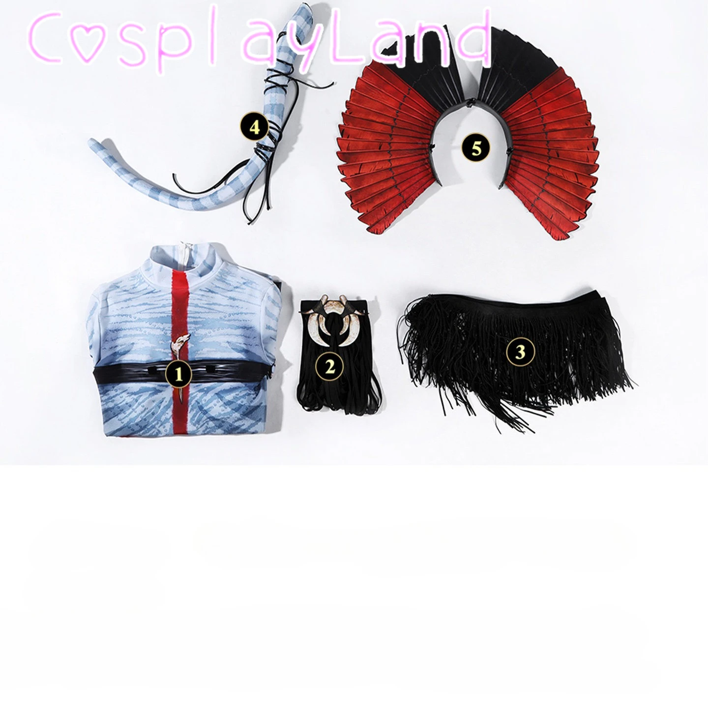 2025 New Movie Avatar3 Fire and Ash Cosplay Costume Female Chief Varang Leader Cosplay Costume Jumpsuit Halloween Full Set Suit - view 5