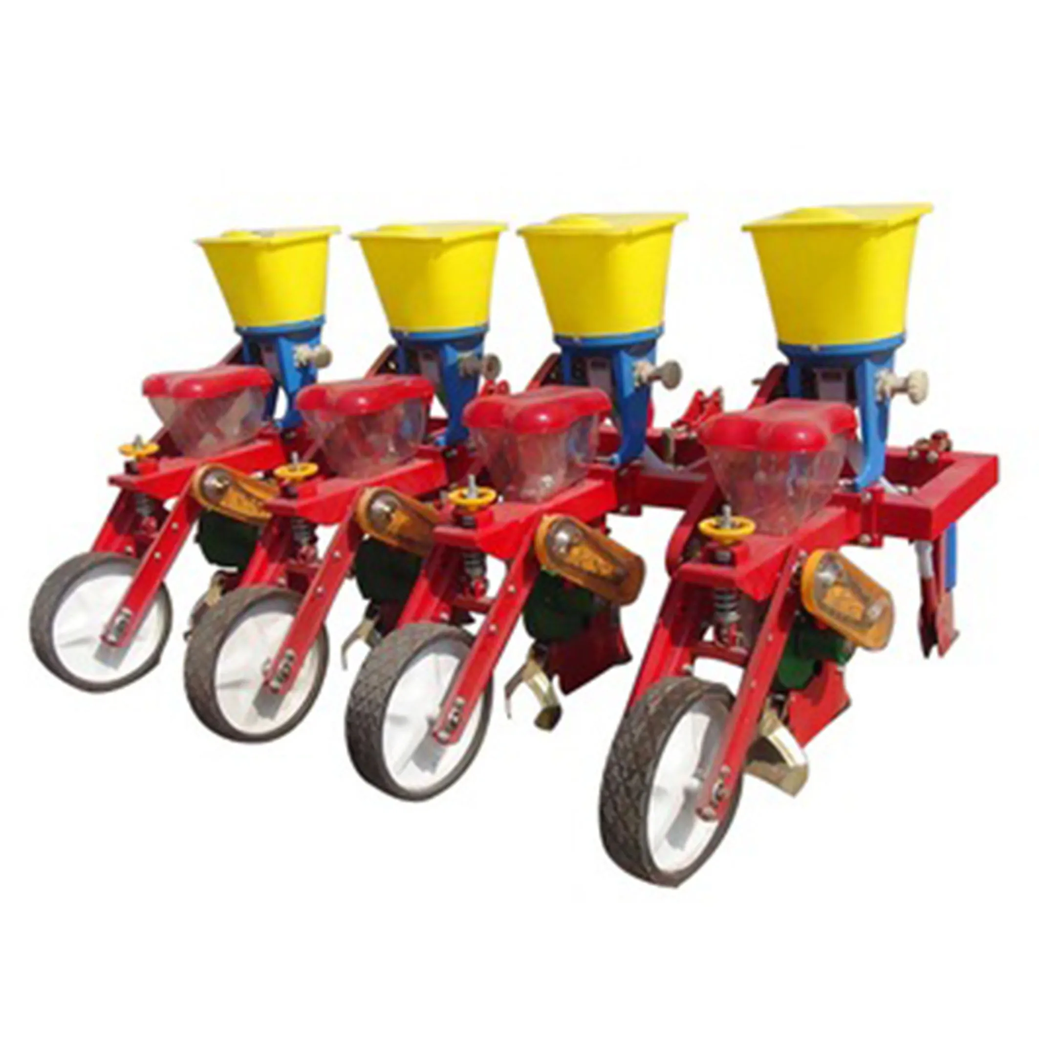 High-Performance Agricultural Seeder Machinery Tractor mounted 3 Rows seeder Planter with Fertilizer maize seeder