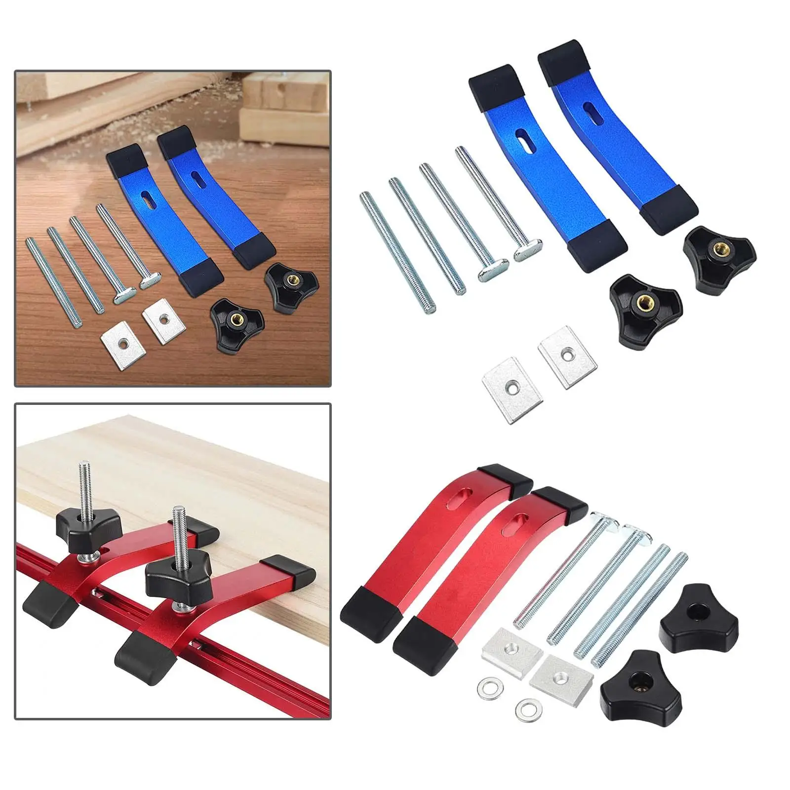 

2 шт. Т-образный зажим с Т-образными болтами и лепешком для режущих сани панелей
