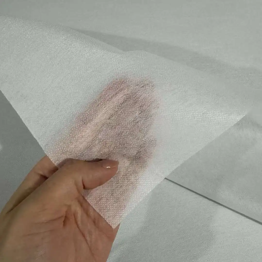 40g double point lining non-woven lining, placket, pocket opening paper lining with adhesive paper, plain pressing  1-1M