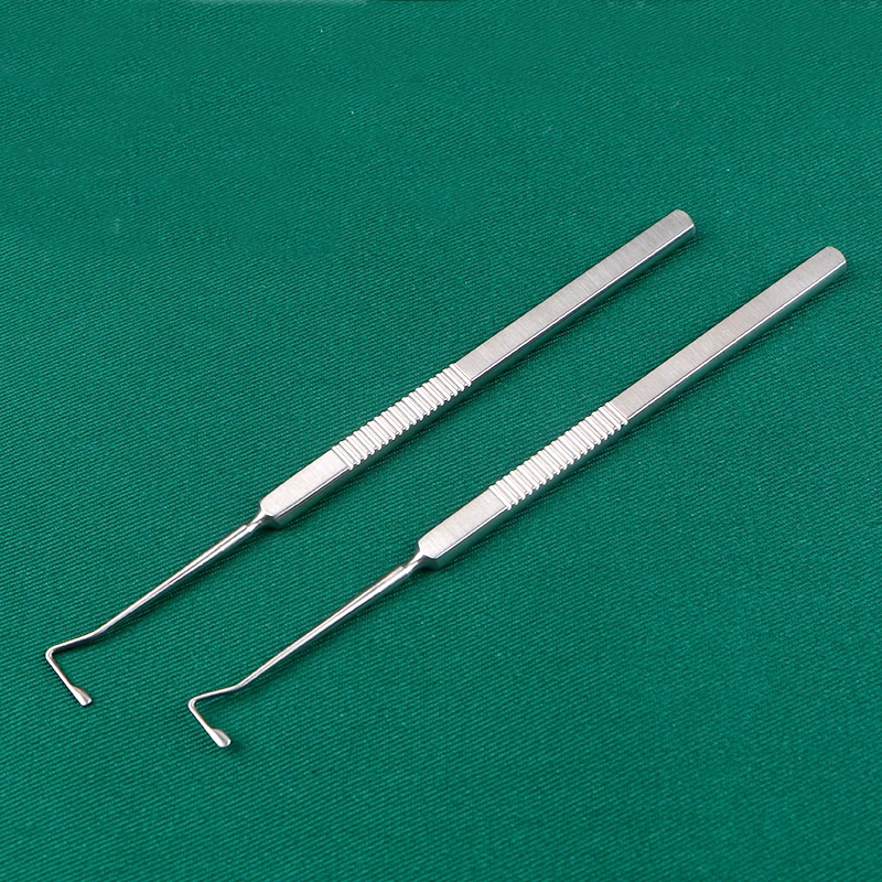 Stainless steel eye strabismus hook Eye retractor perforated non-perforated microscopic instrument Ophthalmic instrument tool