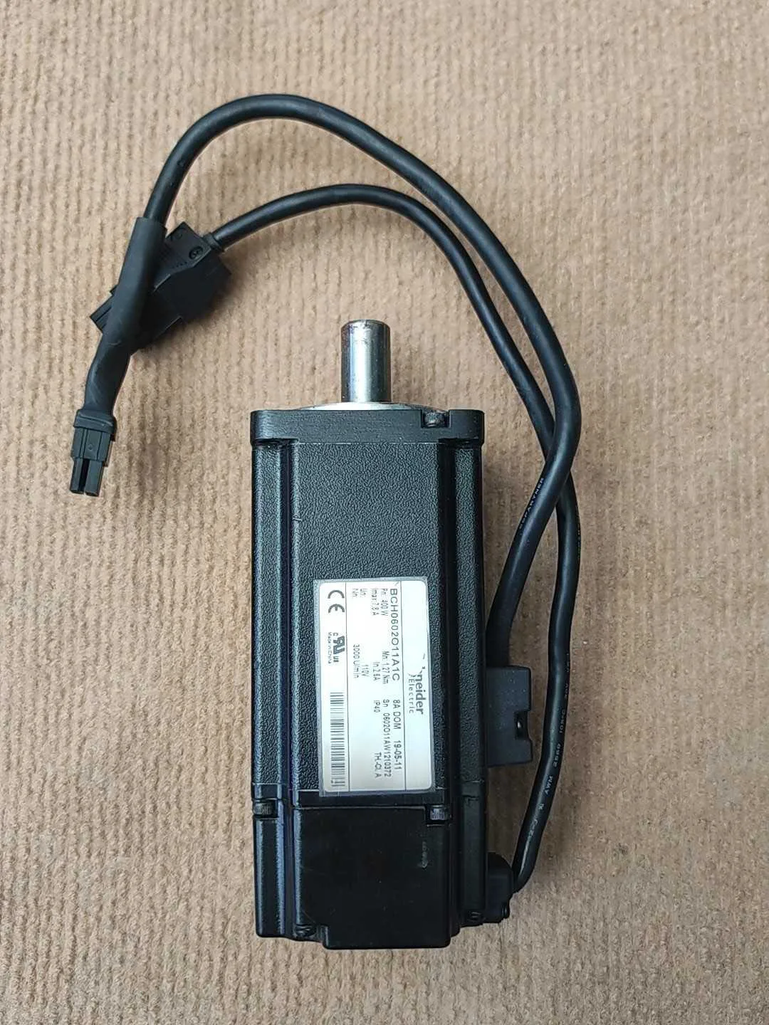 Motor servo da movimentação LXM23CU04M3X BCH0602O11A1C para Schneider