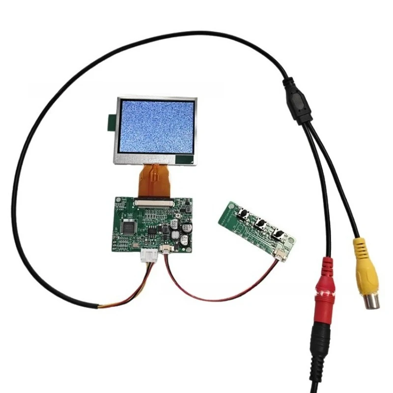 

2.4 inch snowflake LCD screen 5V crossing machine model demonstration DIY self-made maintenance test CVBS signal