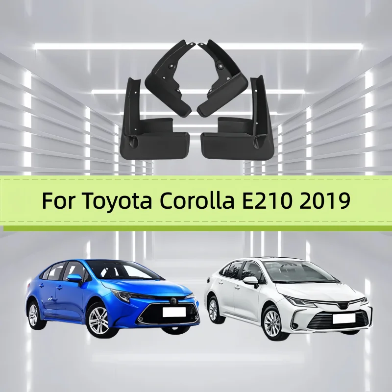 4PCS For Toyota Corolla E210 2019 Car Fender Mudguards Anti-splash Flap Front Rear Mudflap