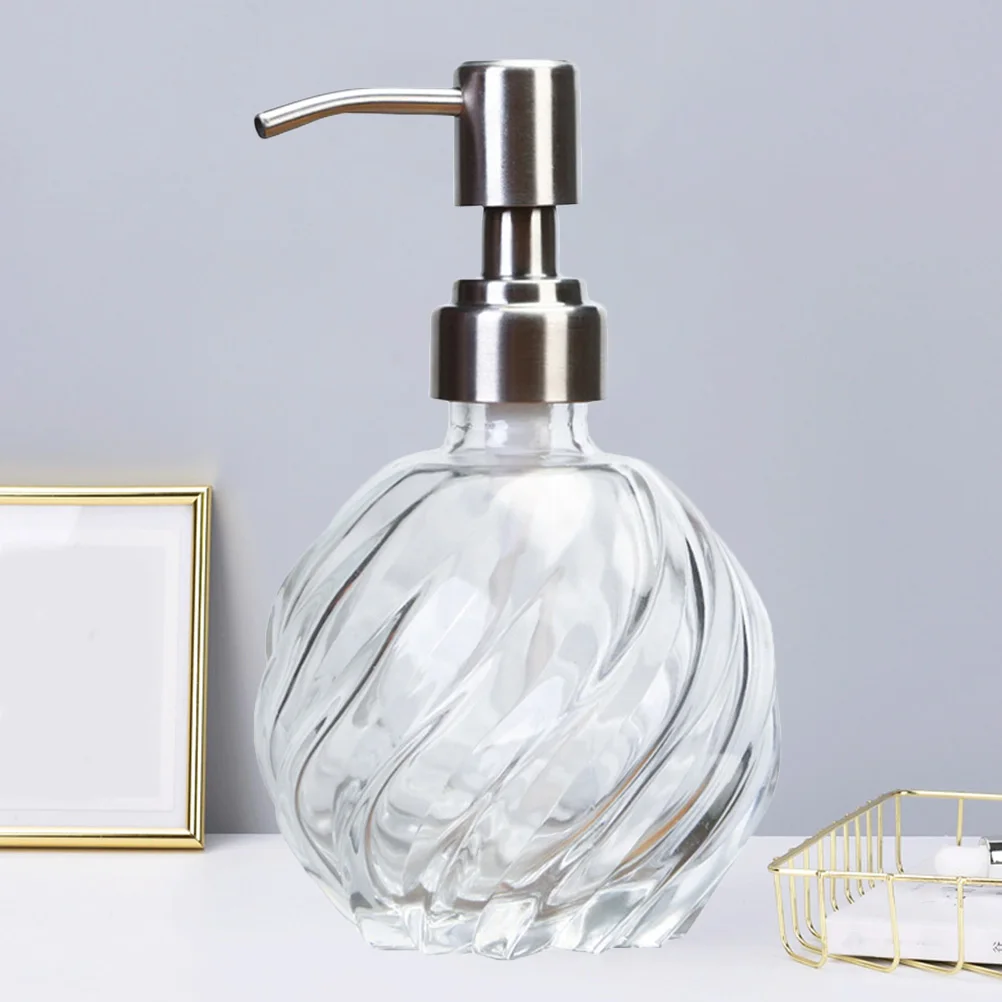

Флакон-дозатор для лосьона 270 мл, стеклянный, многоразовый, для путешествий, портативный контейнер для жидкостей, для женского шампуня, для розлива