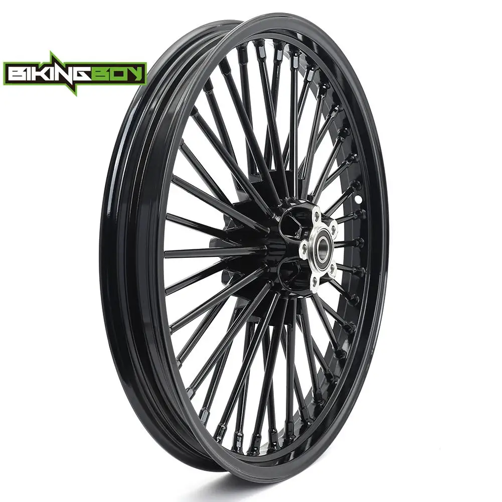 Передний обод колеса 19 дюймов 2,5 дюйма Fat Spoke Dyna Fat Bob FXDF Low Rider FXDL Street Bob FXDB Switchback FLD Super Glide FXD 08-17 12 13