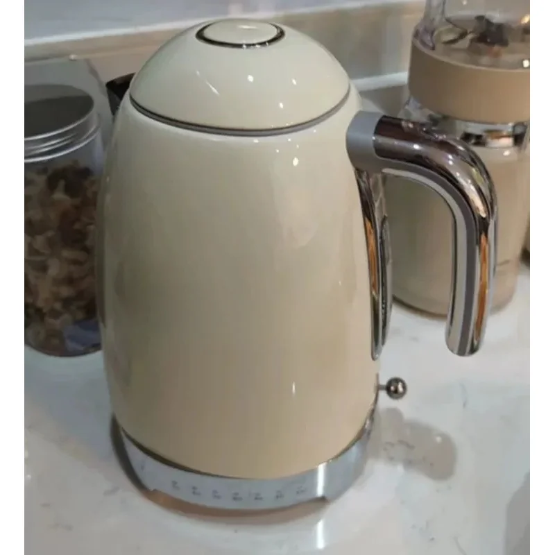 Retro Electric Kettle 7 Gear Control For Ideal Tea Brewing And Boiling，Variable Temperature Water Boiler