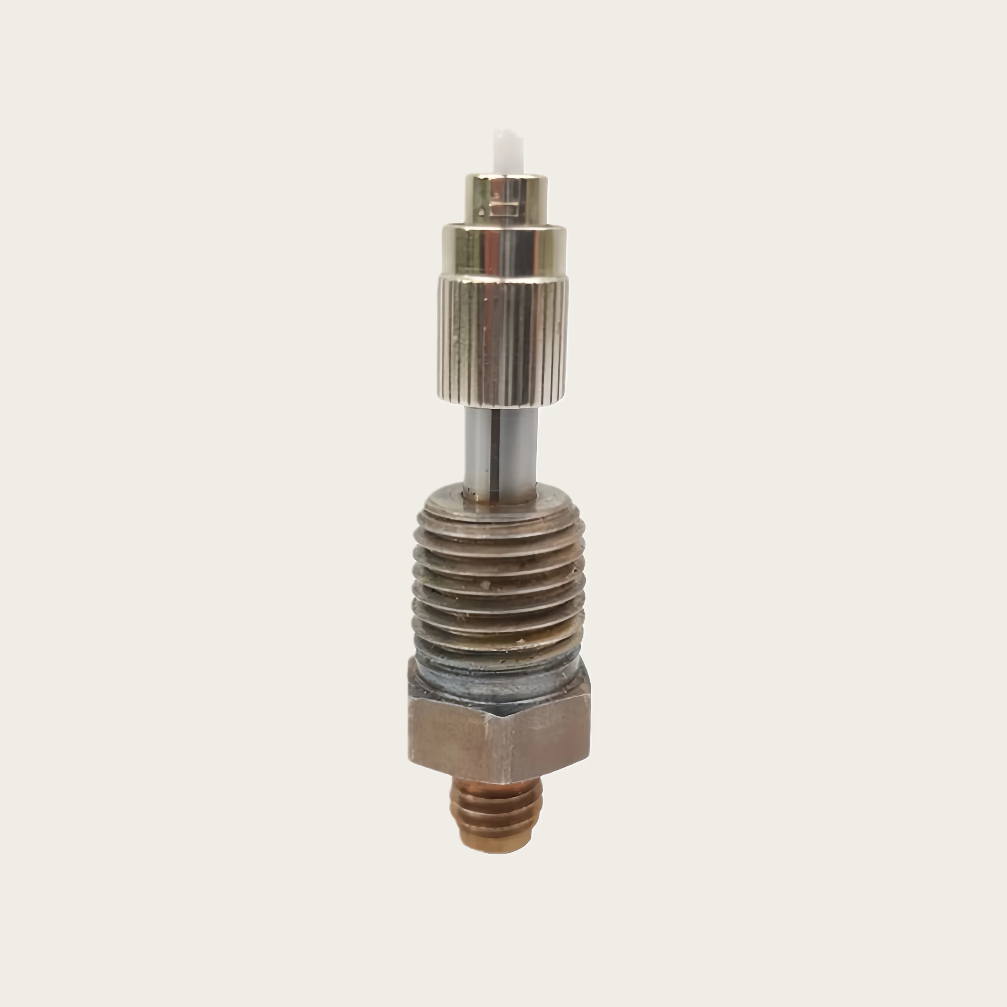 FC sensor connector all stainless steel all-in-one optical fiber connector FC/APC