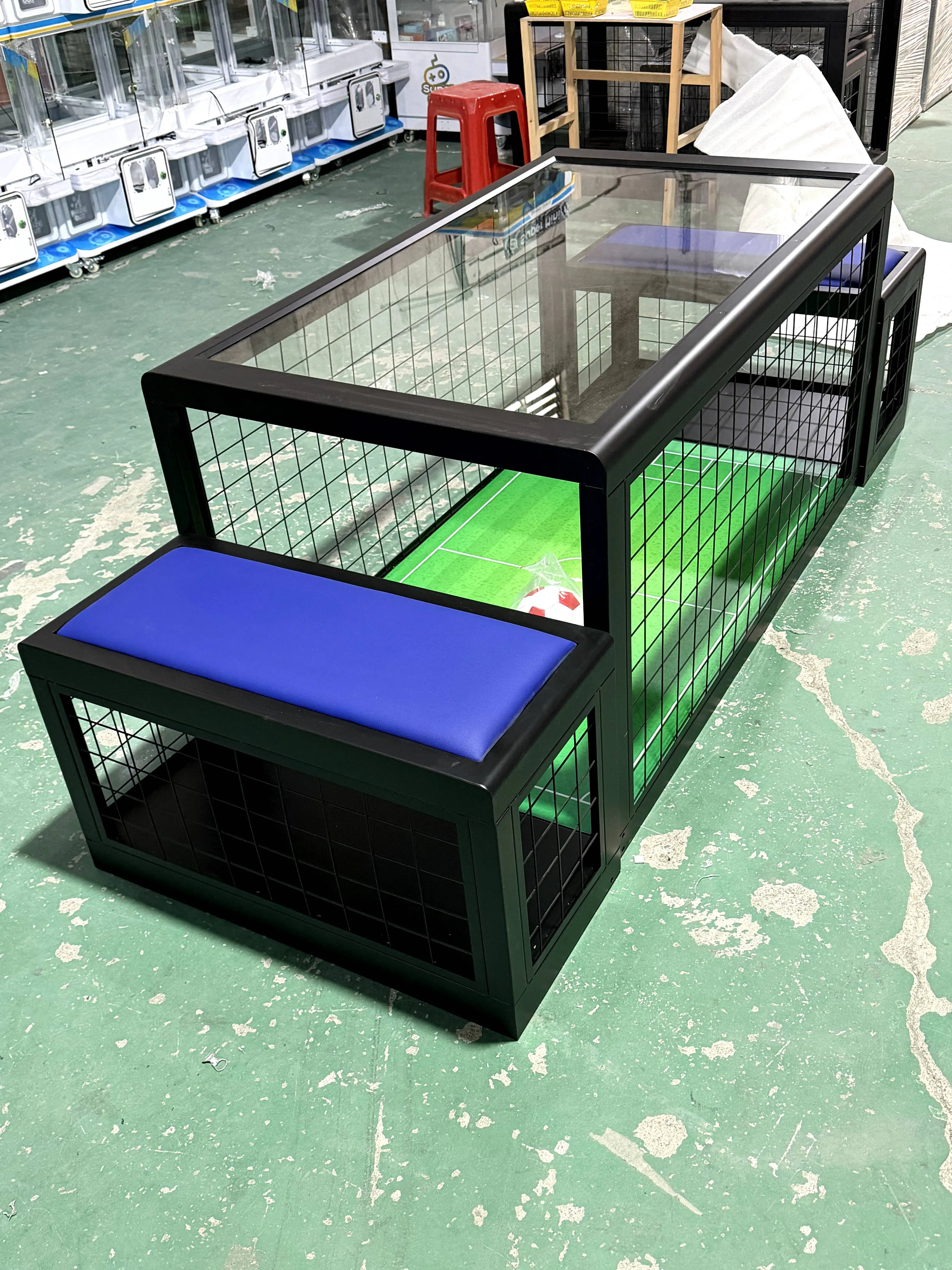 JOYFUNPLAY Under The Table Football Game Two People Football Game Machine Subsoccer Table Indoor Outdoor Sport Game Machine