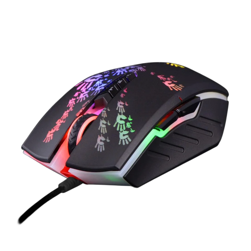 A4TECH Bloody A60 ゲーミングマウス 6200CPI 8ボタン RGB