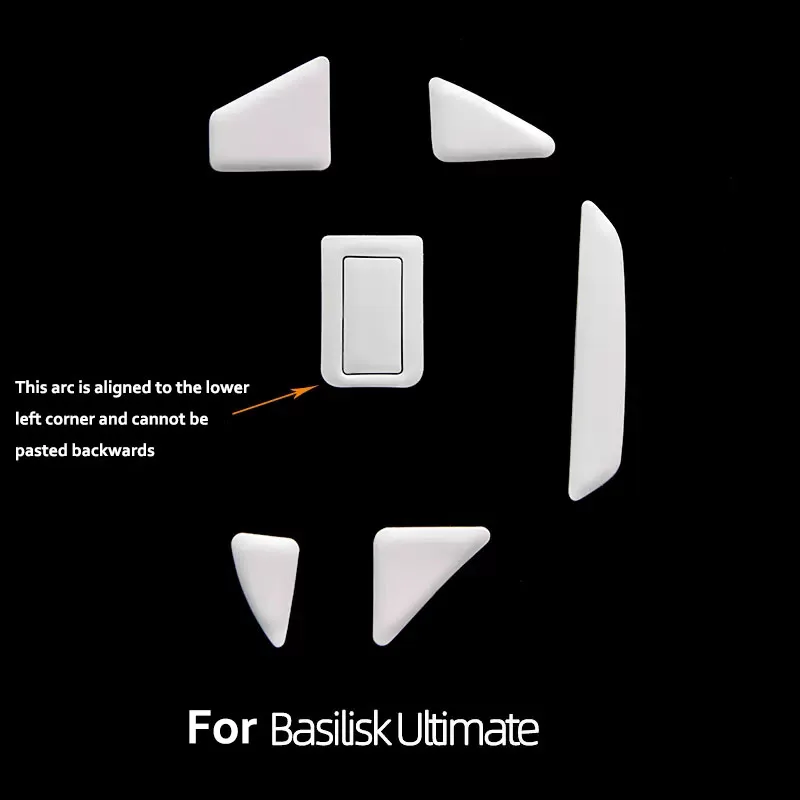 Esports Tiger Gaming Versione migliorata Mouse Pattini Piedini per mouse per Razer Viper/mini/Ultimate/Basilisk Ultimate MAMBA elite