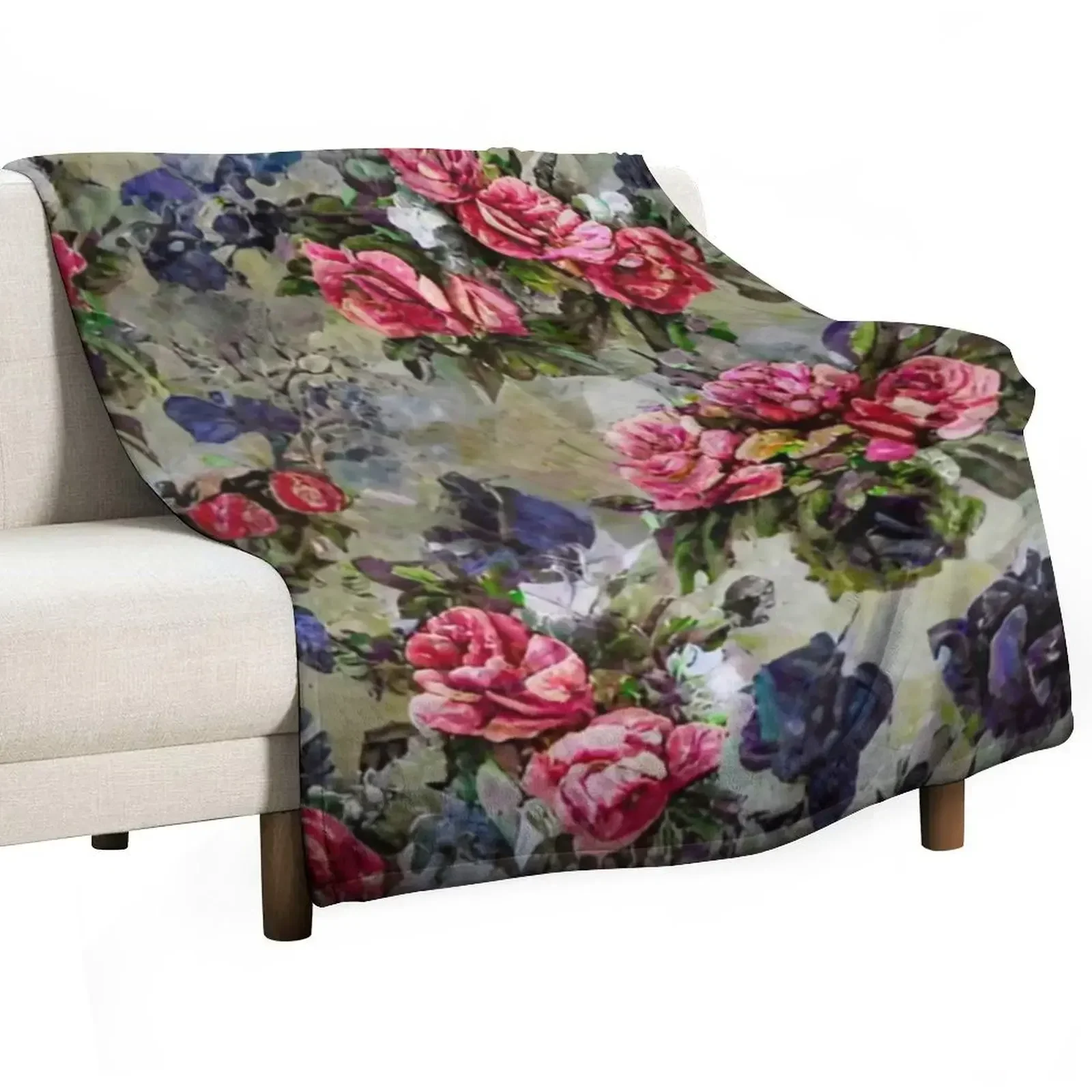 

Retro Vintage Roses ~ Classic Antique Floral Pattern Throw Blanket Thermals For Travel Thins funny gift Blankets