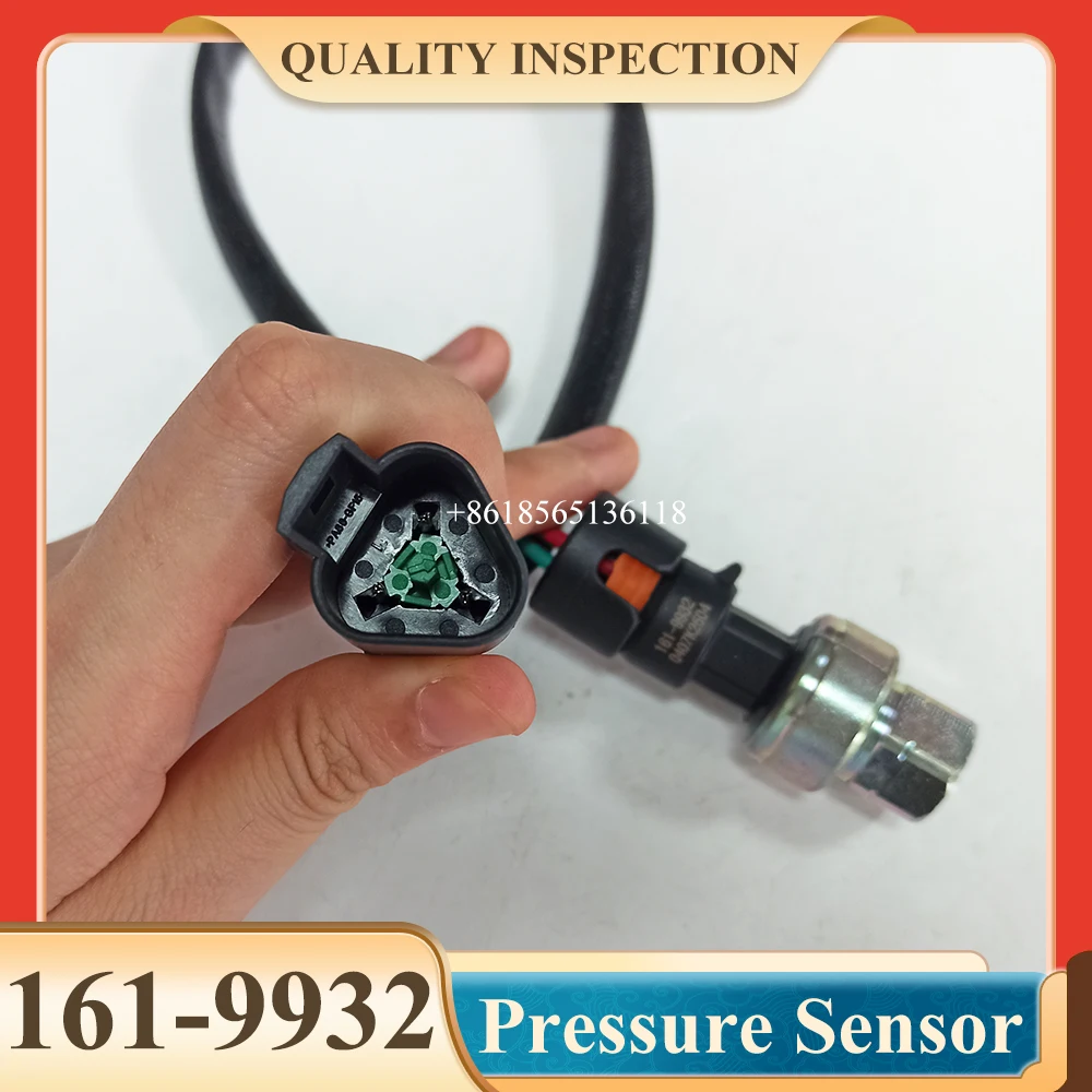 Sensor de pressão de óleo da máquina escavadora 161-9932 1619932 para sensor E330D E336D E345D 3126B C9 C13 C15 C12
