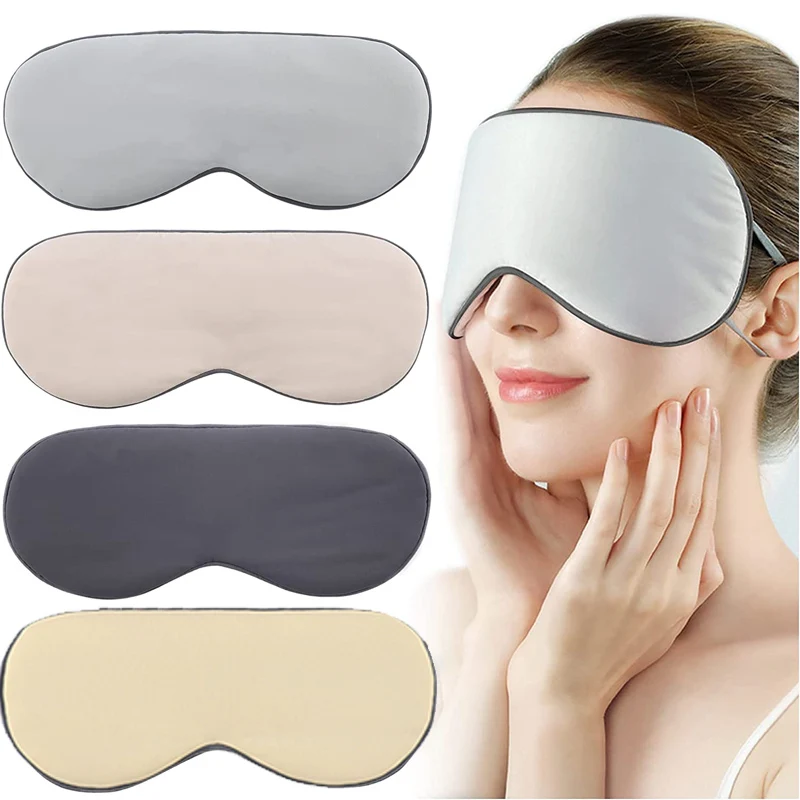 

Sleep Eye Mask Shading Relief Eye Fatigue Double-sided Available Breathable Blindfold Eye Patch Eyeshade Protable Unisex