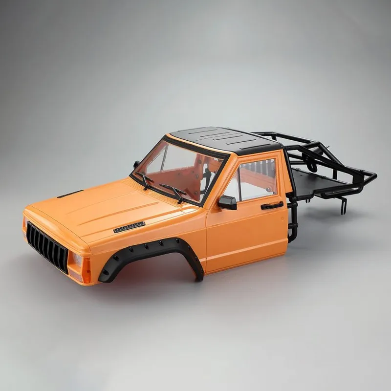 AA02 RCカーボディキャブ＆バックハーフケージ 1/10 RCクローラー TRX4 Axial SCX10 90046 Redcat GEN 8 Scout II用 フロントキャブ