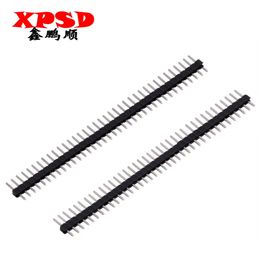 10PCS 40 Pin 1x40 Single Row Male 2.54 Breakable Pin Header Connector Strip For Arduino Diy Kit