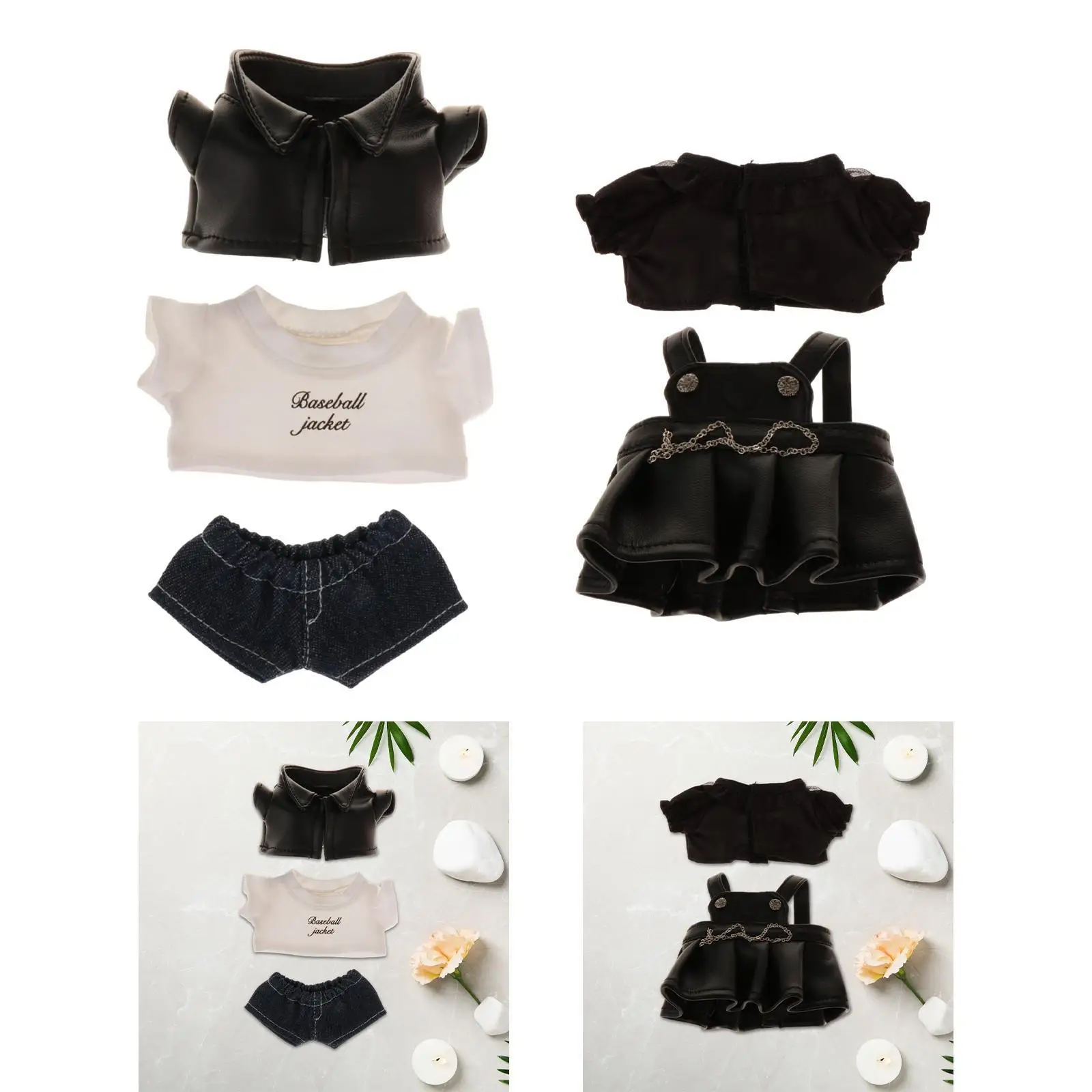 

Мягкая кукольная одежда, топ для куклы для девочек, реквизит для фотосессии для детей, подарок на день рождения, образовательное платье «сделай сам», ролевые игры для 5,91 дюйма