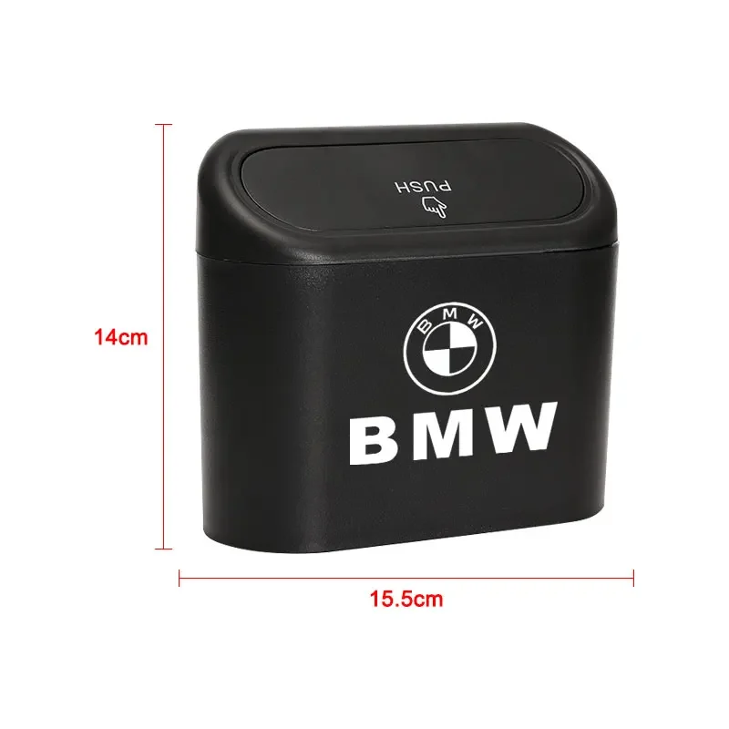 1pcs Car Trash Can Storage Box Vehicle Multifunctional Garbage Dust Case For BMW E46 E90 F30 F10 E39 F20 E36 E87 E92 E70 E53 E91