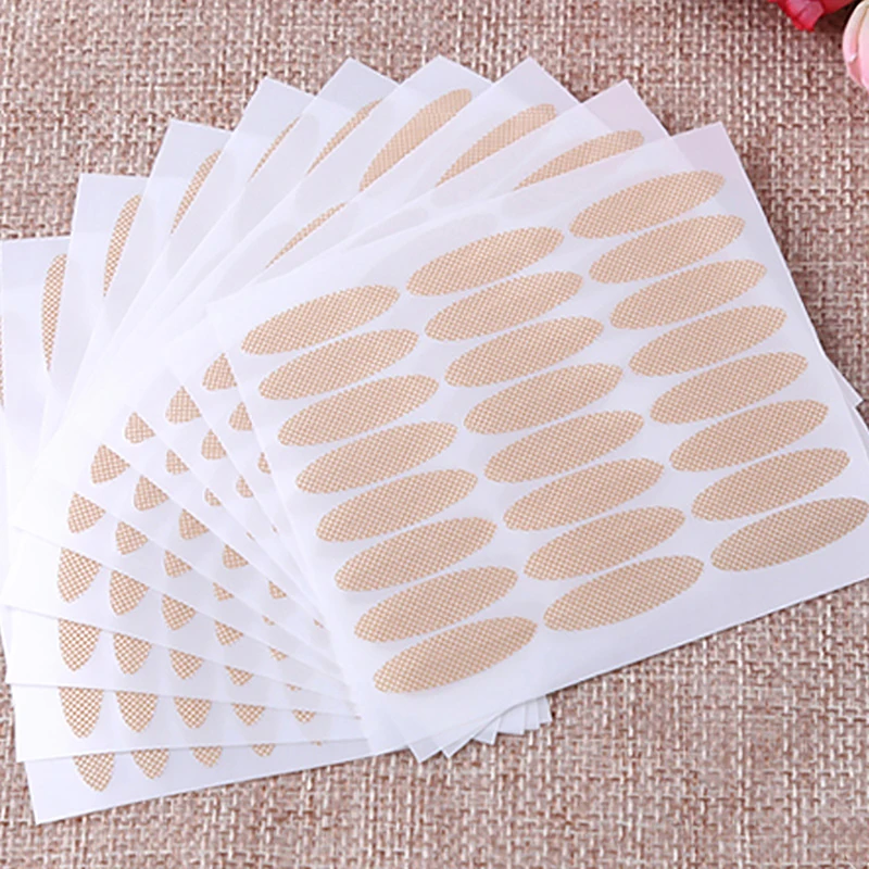 Pegatinas invisibles para párpados, tiras de encaje para levantar los ojos, cinta adhesiva doble para párpados, herramientas de maquillaje, 400