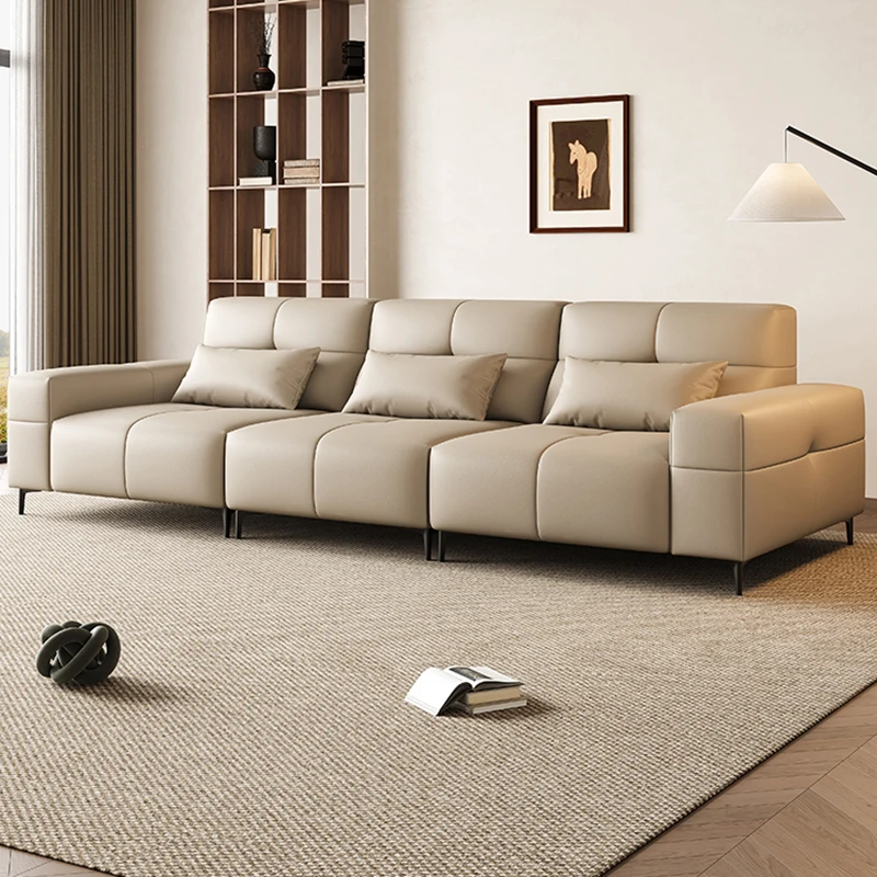 Brown Leather Living Room Sofas Salon Italian Minimalista Xxl Living Room Sofas Legs Waterproof Reclining Canape Home Furniture