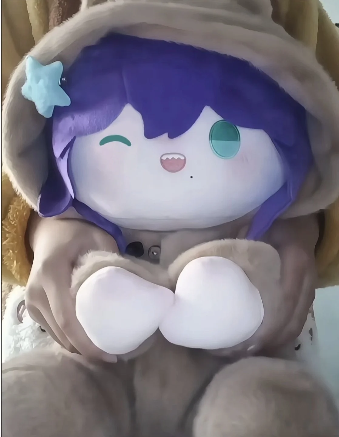 40cm Ensemble Stars Saegusa Mayoi Sitting Plush Doll Cotton Stuffed Doll Anime Cosplay Cartoon Xmas Birthday Gift