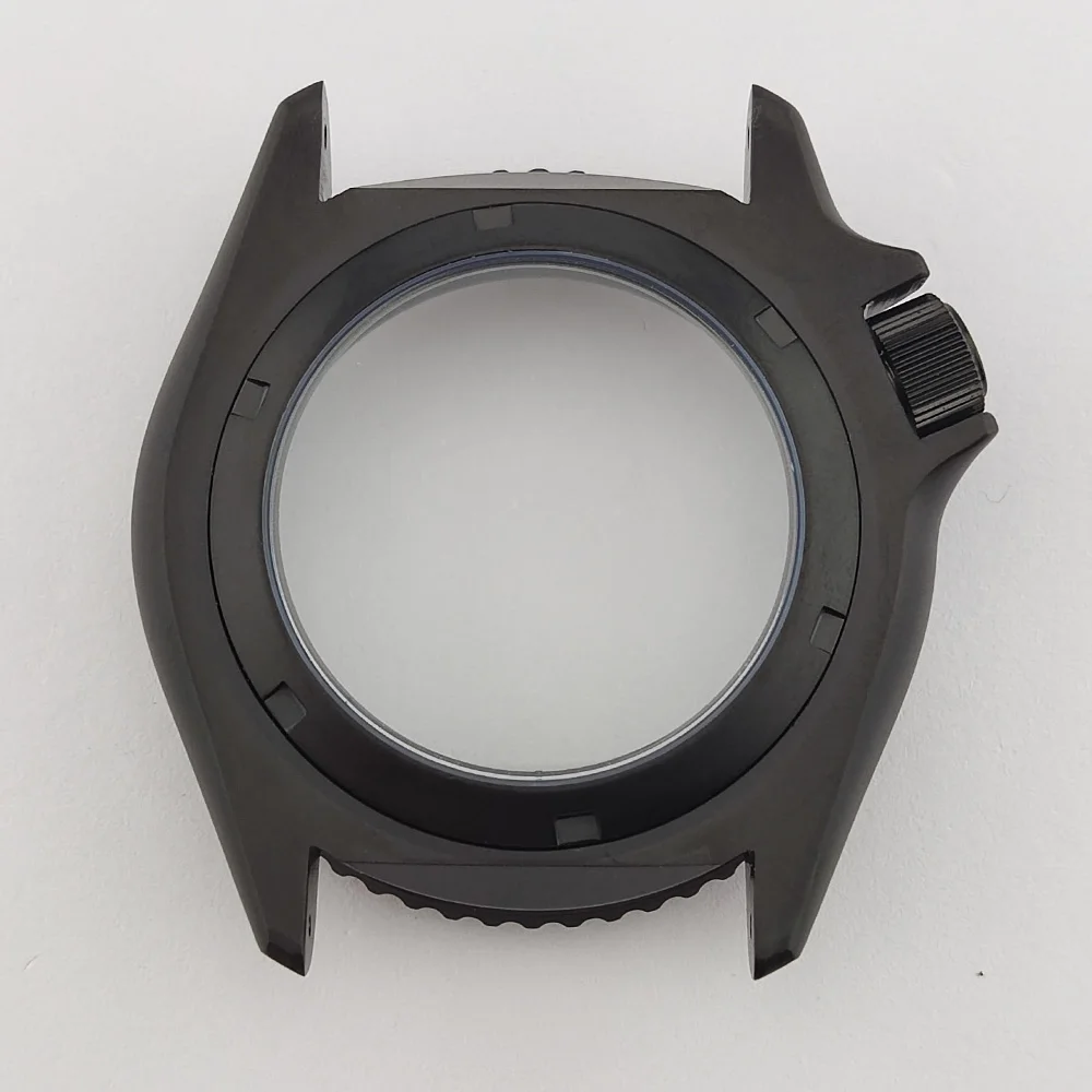 41mm Skx007 Stainless Steel Case NH35 Case SKX007 SKX009 Screw In Crown Inlaid With Sapphire Glass Case Fit NH35/NH36 Movement view 5