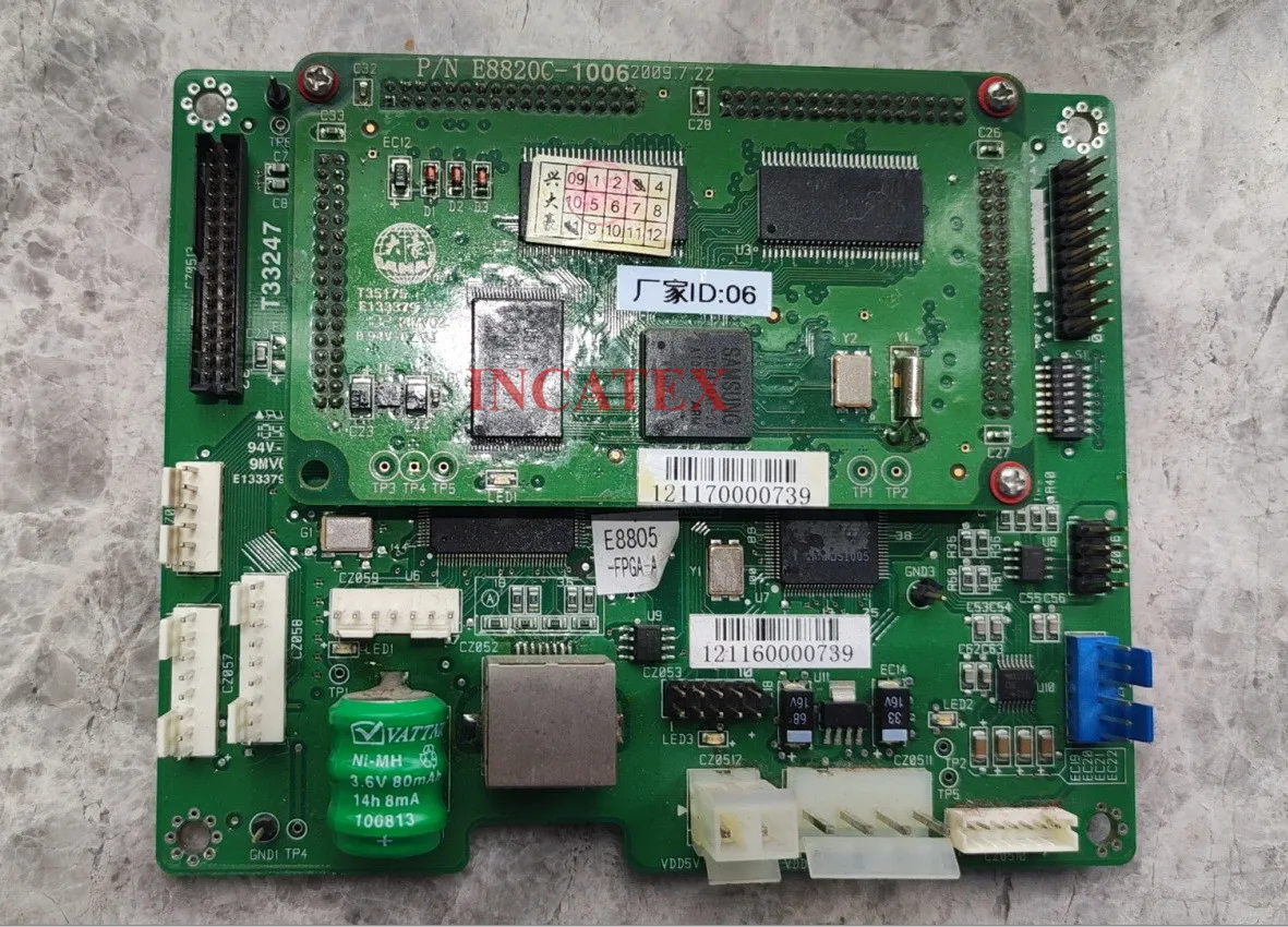 

Запасные части для вышивальной машины Feiya, оригинальный хороший состояние, электронная основная плата Dahao, карта E8805 с E8820C