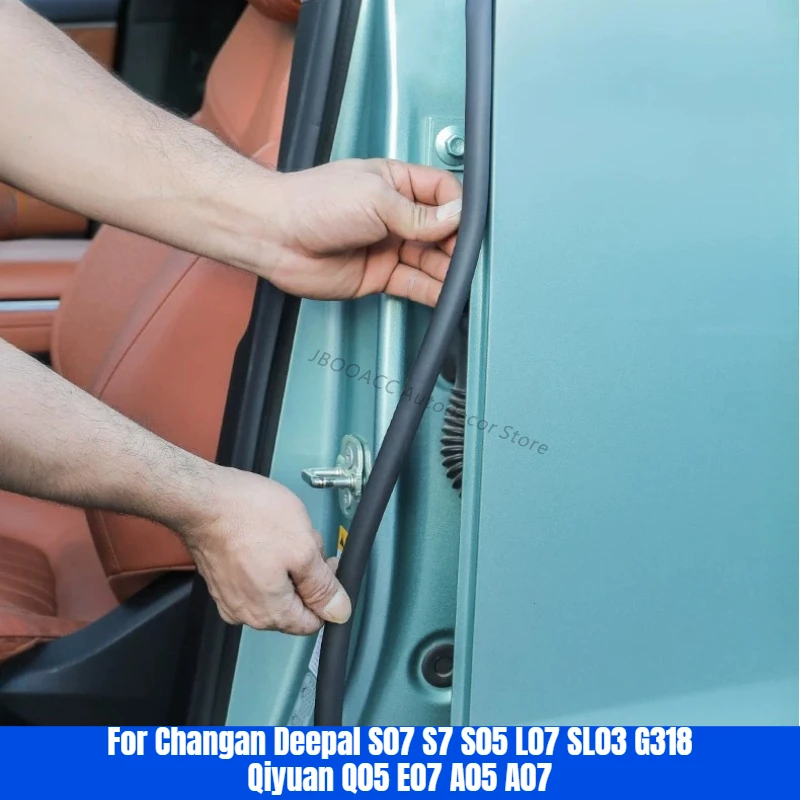 

For Changan Deepal S07 S7 S05 L07 SL03 G318 Qiyuan Q05 E07 A05 A07 B Pillar Seal Strips Door Sound Insulation Dustproof Strip