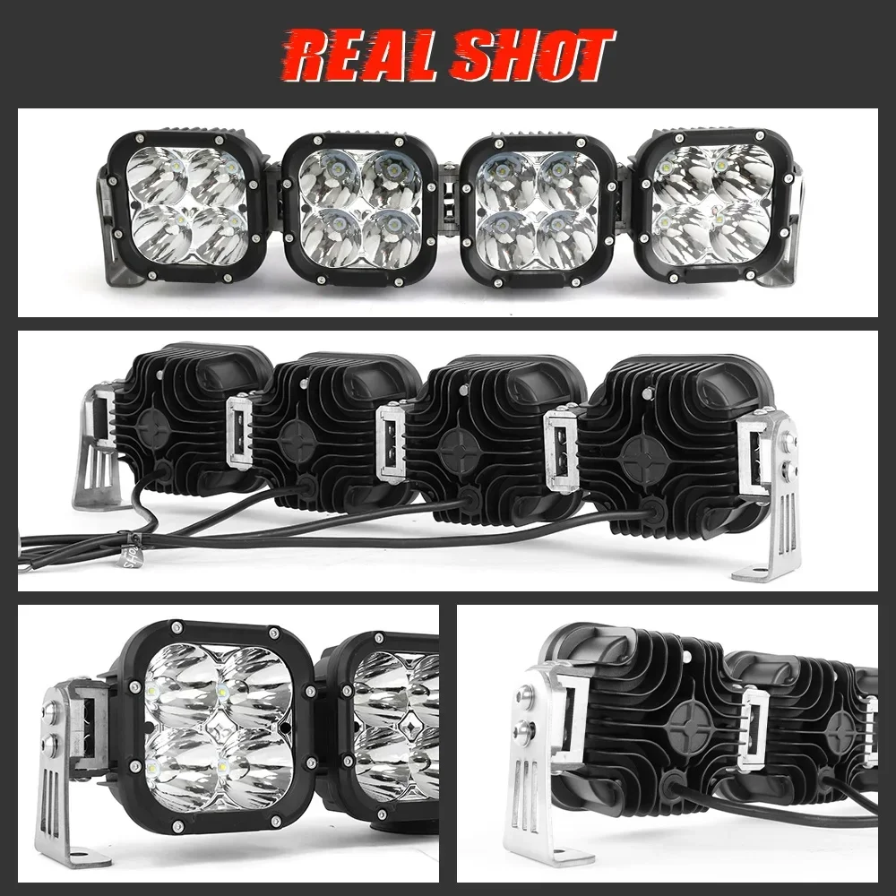 Newest Barra Led UTV Off-road Truck Toof Top Rack XL Linkable Modular Light Bar Kit