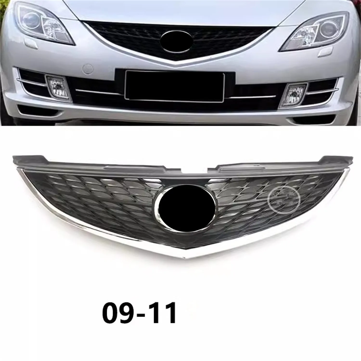 Car Front Bumper Grill Grille for Mazda 6 09-15