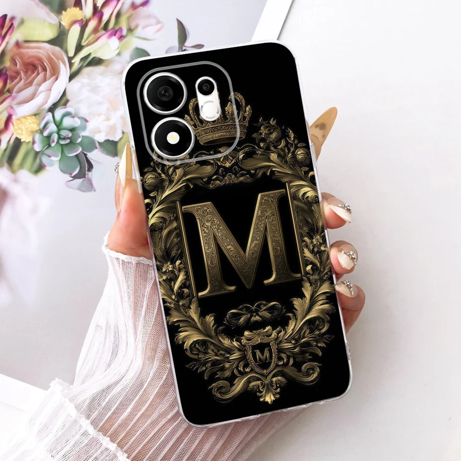 Funda de lujo con letras para Honor X7e Plus MRK-NX1, delgada y suave para Honor 600 Smart MRK-NX3 HonorX7e Plus 5