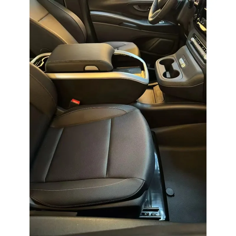 Car Center Console Compressor 7L Fast Cooling Freezer Portable MPV Armrest Car Fridge Refrigerator for V-Class