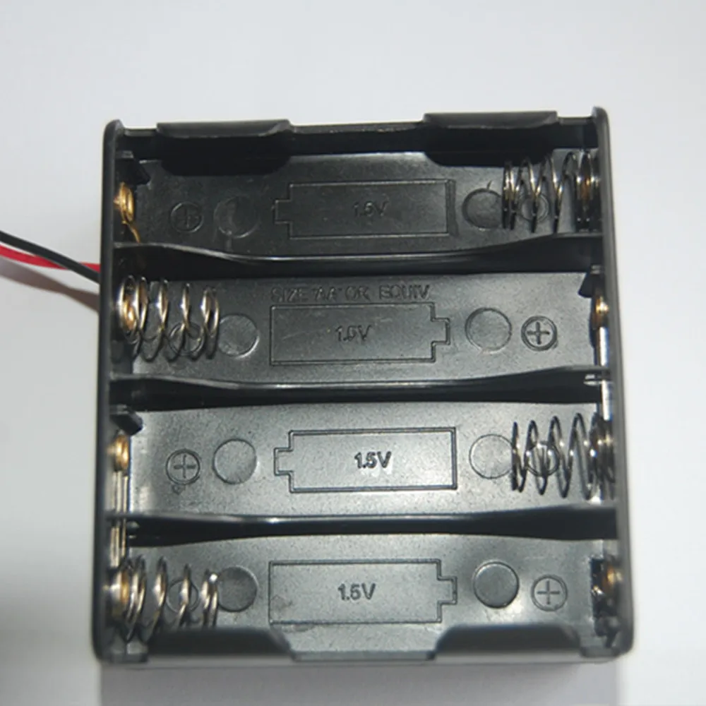 8 Slots AA Battery Case AA Battery Box DIY 12V AA Battery Clip Battery Holder With 150mm Leads Wire