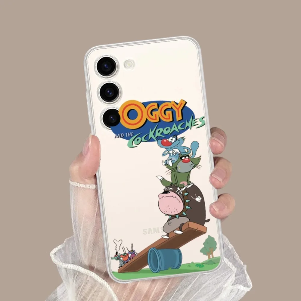 Cartoon Oggy et les Cafards Phone Case for Samsung Galaxy S8 8S G950F G950 A91 A80 A73 5G A72