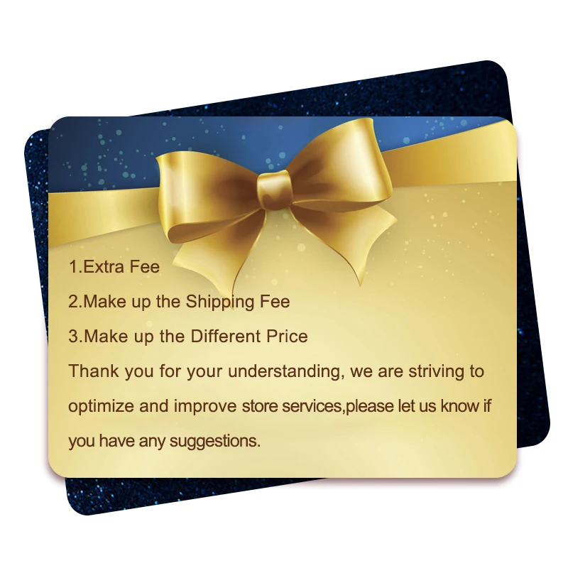 

Extra Fee & Shipping Fee --Thanks