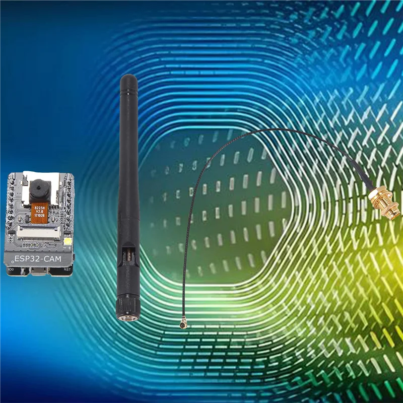 

Комплект модуля ABAN Wi-Fi Bluetooth ESP32, последовательная веб-камера Wi-Fi, макетная плата ESP32-CAM с модулем антенны, прочный, простой в использовании