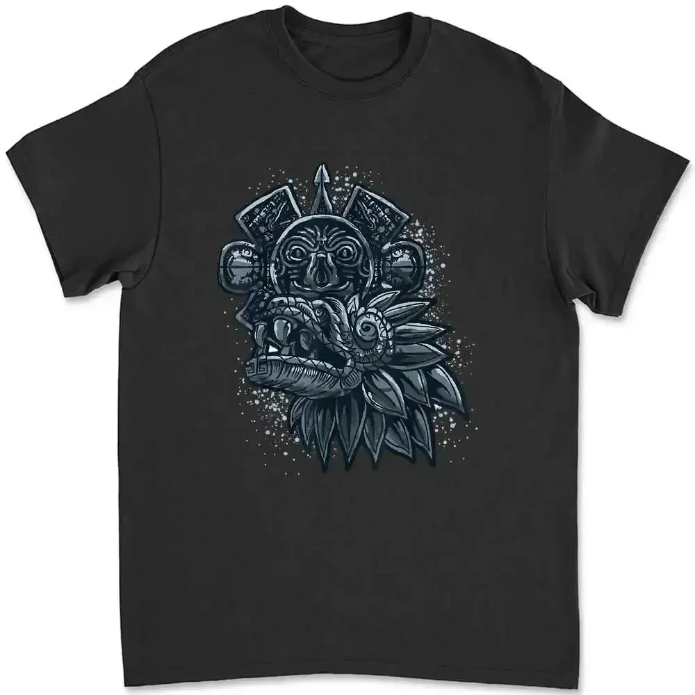 Aztec God Quetzalcoatl Cool Snake Dragon Inca Maya T-shirt 8NXX
