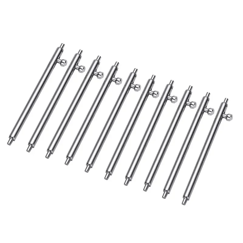 Stainless Steel Watch Strap Pins Quick Release Spring Bar Watch Band Repair Tool 1.8mm diameter 18 19 20 21 22 23 24 mm