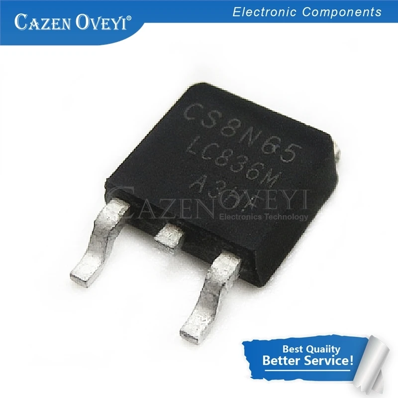 4pcs/lot CS8N65AO CS8N65A0 8N65 CS8N65 TO-252 In Stock